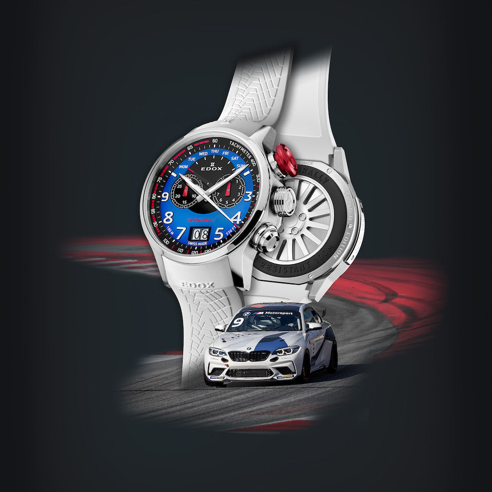 Edox Chronorally BMW M Motorsport Limited Edition Watch 38001 TINR BUDN Image 7