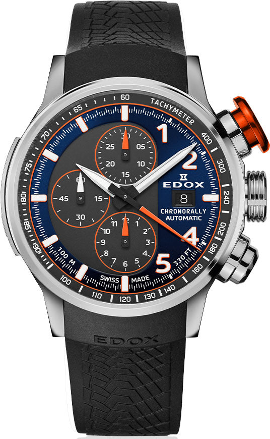 Edox Chronorally Chronograph Automatic Watch 01129 TOCA BUGO Image 1
