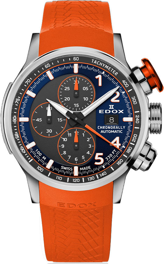Edox Chronorally Chronograph Automatic Watch 01129 TOCAO BUGO Image 1