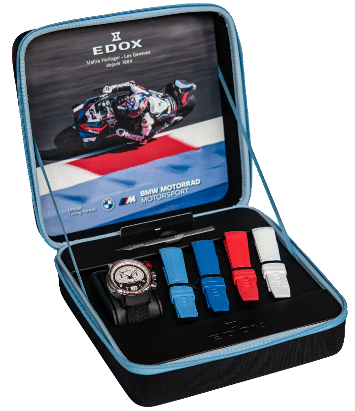 Edox Chronorally Chronograph BMW Limited Ediiton Watch 38003 TINR CANBR Image 6