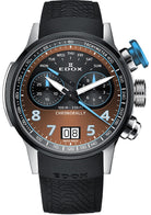 Edox Chronorally Chronograph Titanium Watch 38003 TINBU BRNBU Image 1