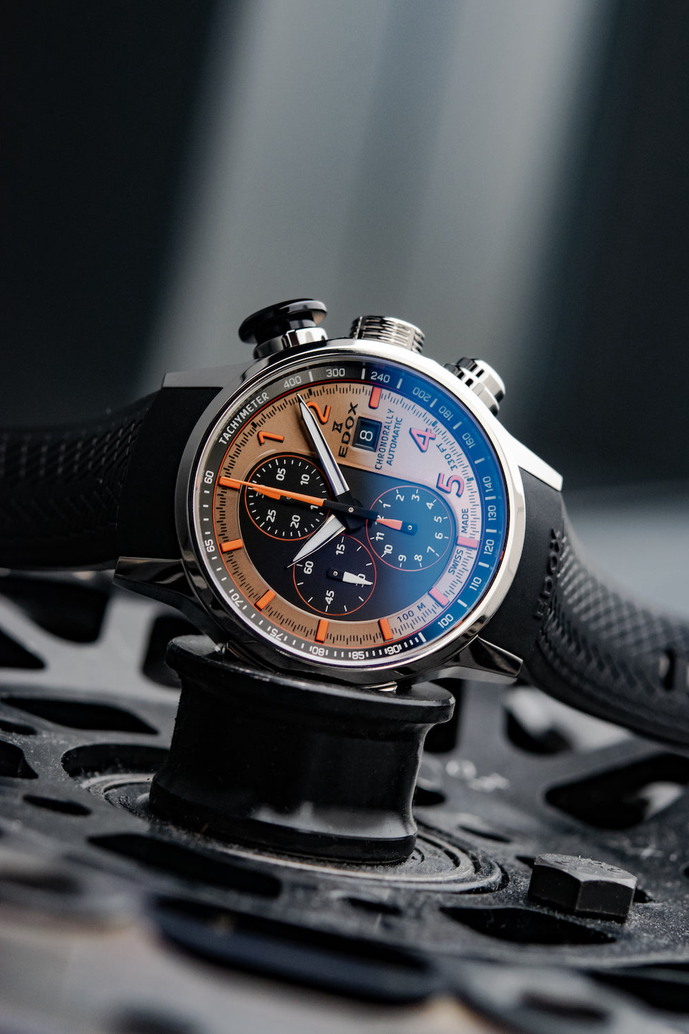 Edox Chronorally Chronograph Titinium 01129 TNCA BENO Image 4