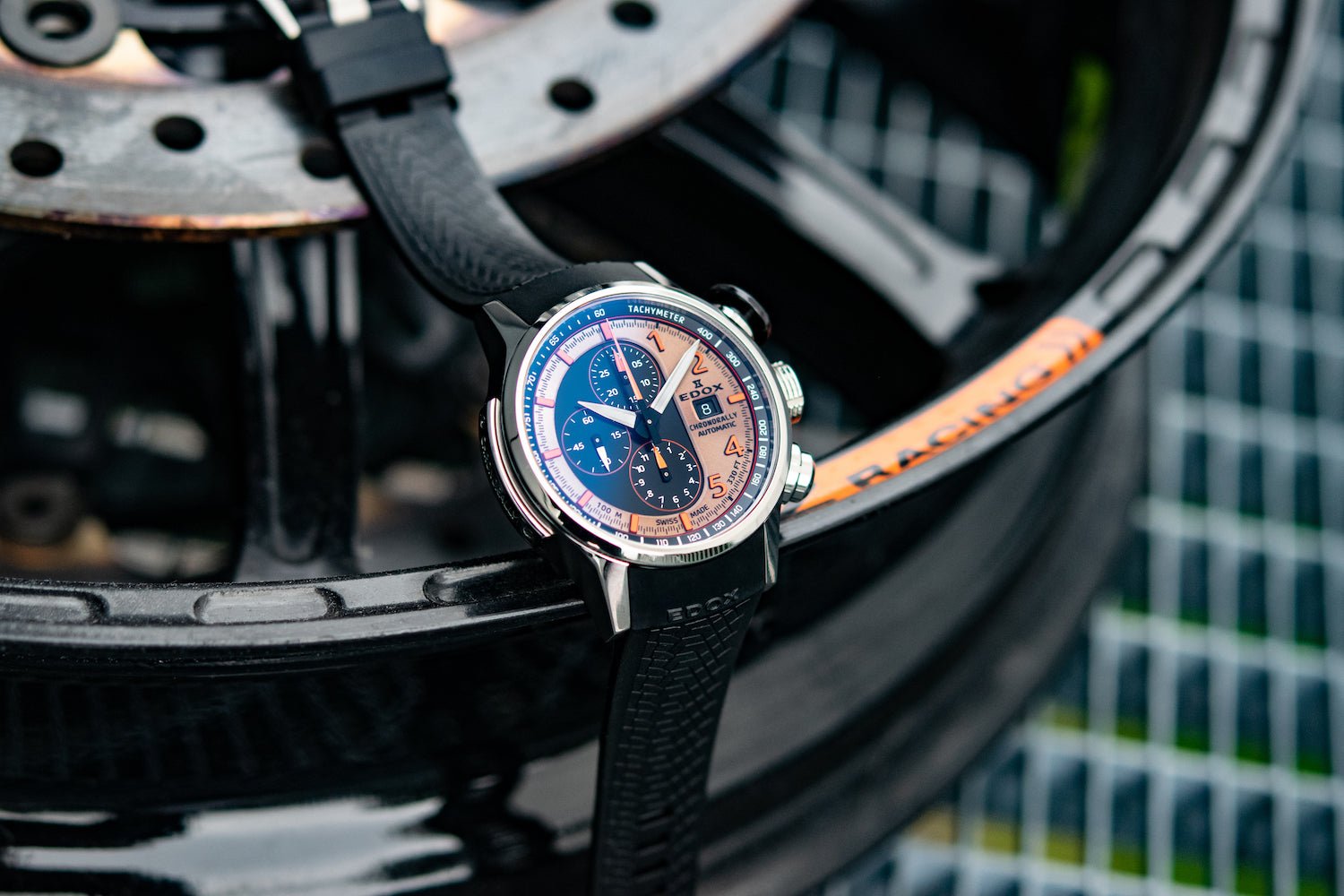 Edox Chronorally Chronograph Titinium 01129 TNCA BENO Image 6