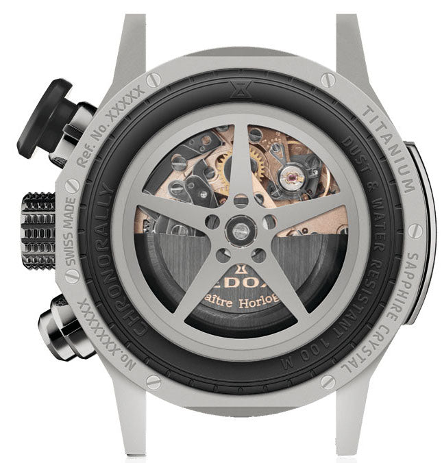 Edox Chronorally Chronograph Titinium 01129 TNCA BENO Image 7