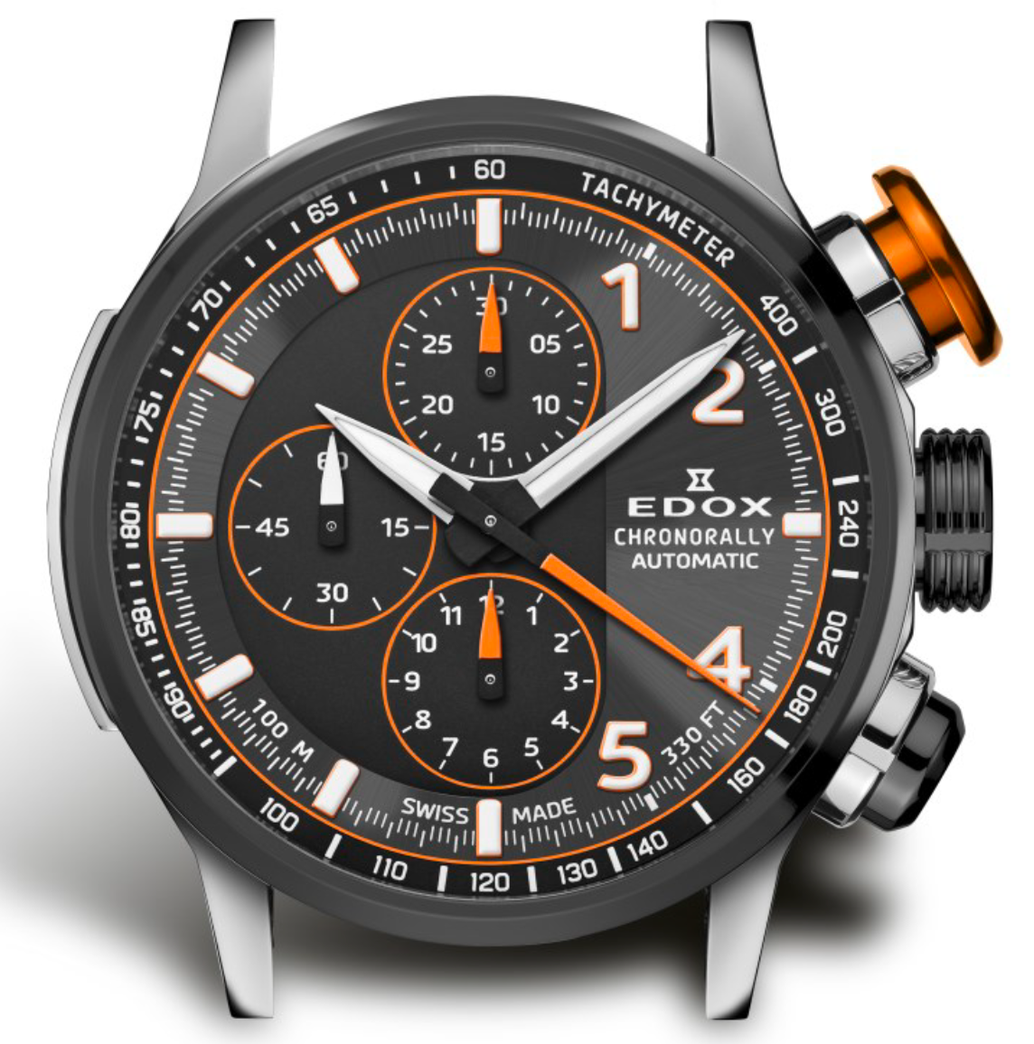 Edox Clock Chronorally 40cm Chronorally Clock Image 1