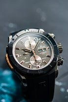 Edox CO-1 Automatic Chrono Watch 01128-37GNRCA-GNR Image 6
