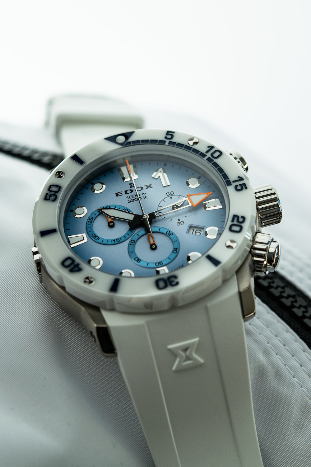 Edox CO-1 Chrono Quartz Titanium 10242 TINB BUICDNO Image 4
