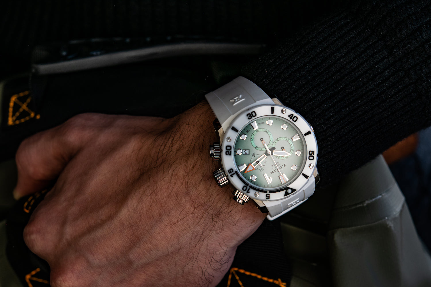 Edox CO-1 Chrono Quartz Titanium Watch 10242 TINBN VIDNO Image 10