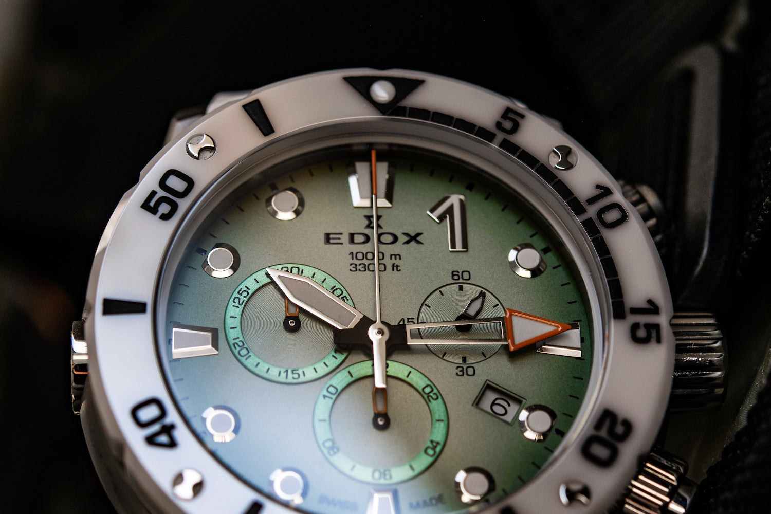 Edox CO-1 Chrono Quartz Titanium Watch 10242 TINBN VIDNO Image 7
