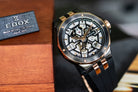 Edox Delfin Mecano 3 Hands Skeleton 85303 357GR NRN Image 2