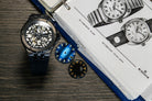 Edox Delfin Mecano 3 Hands Skeleton Watch 85303 357GN NGN Image 10