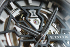 Edox Delfin Mecano 3 Hands Skeleton Watch 85303 357GN NGN Image 5