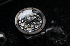 Edox Delfin Mecano 3 Hands Skeleton Watch 85303 357GN NGN Image 7