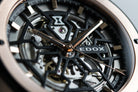 Edox Delfin Mecano 3 Hands Skeleton Watch 85303 357RN NRN Image 6