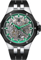Edox Delfin Mecano 3 Hands Skeleton Watch 85303 3NN VB Image 1
