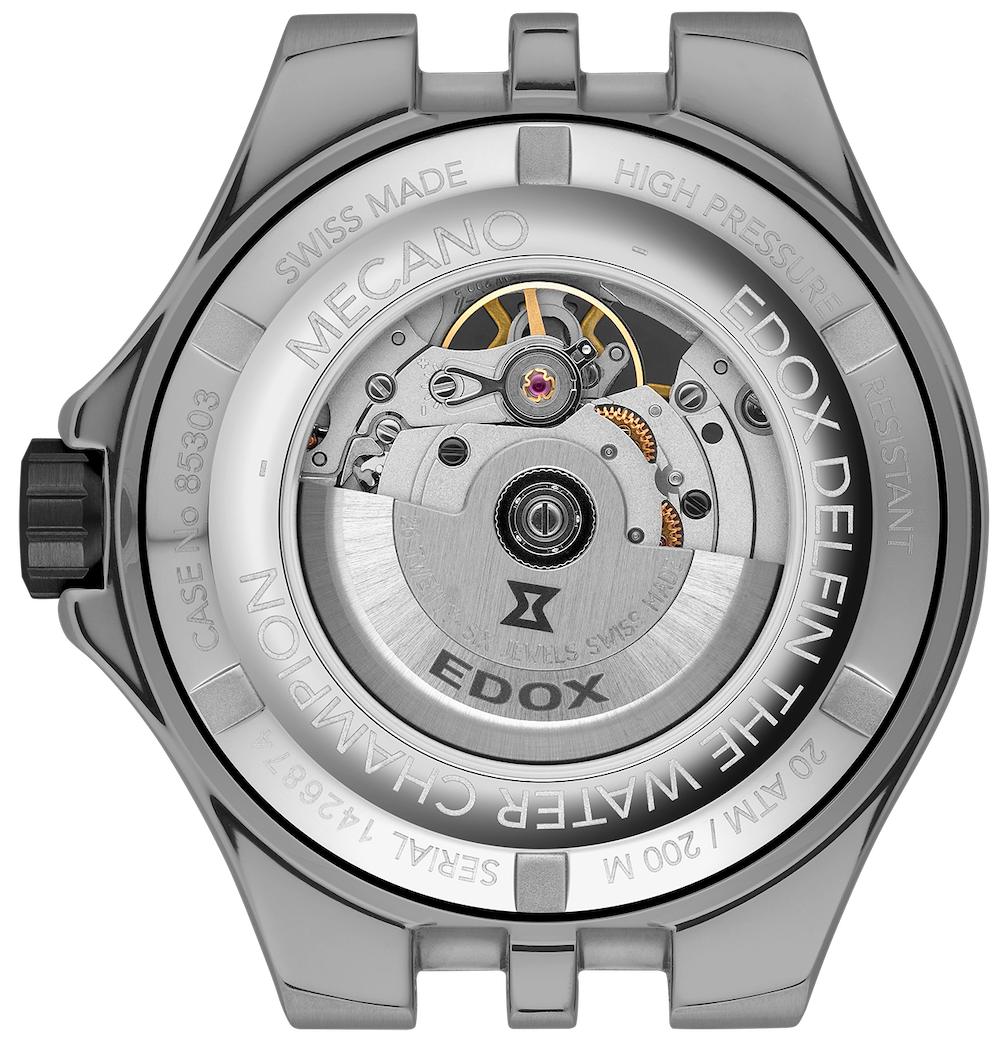 Edox Delfin Mecano Automatic 85303 357GNCAV VONB Image 3