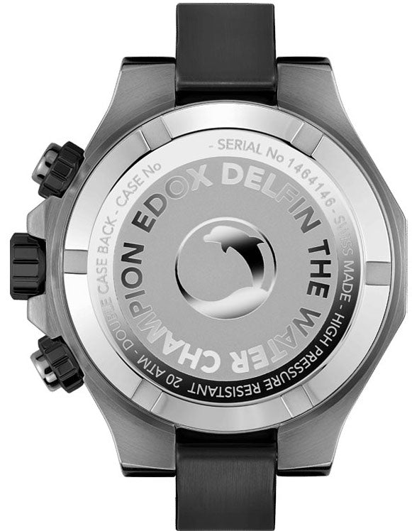 Edox Delfin The Original Chronograph Mens Watch 10113 37GNCA GNO Image 2