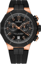 Edox Delfin The Original Chronograph Mens Watch 10113 37RNCA NIR Image 1