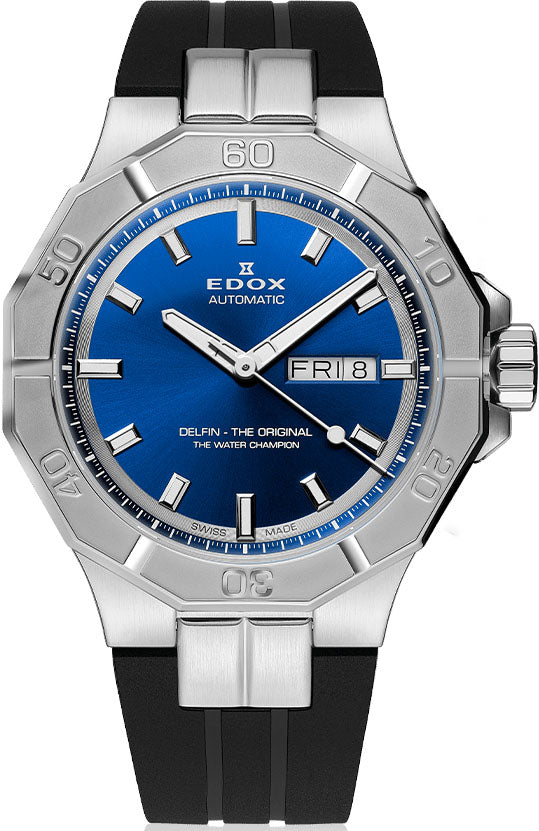 Edox Delfin The Original Day Date Watch 88008 3CA BUIN Image 1