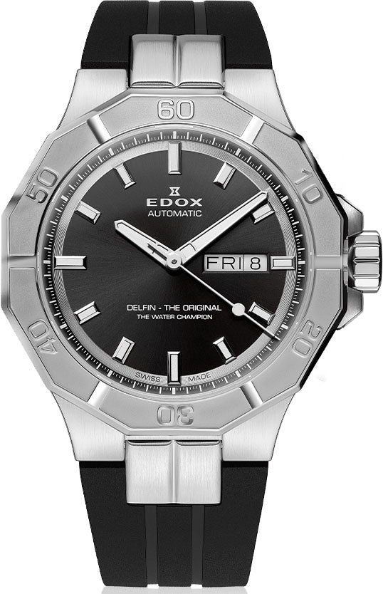 Edox Delfin The Original Day Date Watch 88008 3CA NIN Image 1