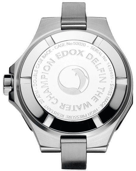 Edox Delfin The Original Lady Quartz 3 Hands Watch 53020 3M NADN Image 2
