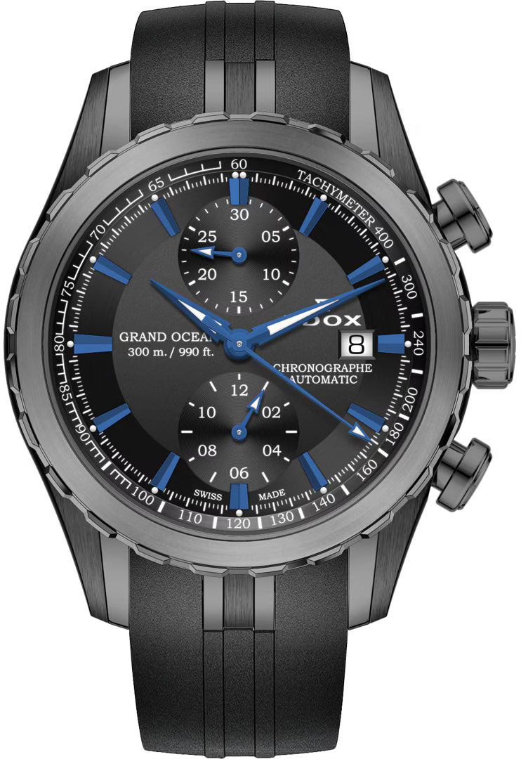 Edox Grand Ocean Chronograph Watch 09800 357GNCA NIBU Image 1