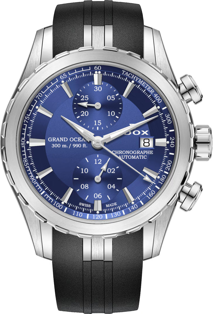 Edox Grand Ocean Chronograph Watch 09800 3CA BUIN Image 1