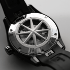 Edox Grand Ocean Power Reserve Small Second Watch 94500 357GNCA NIR Image 2