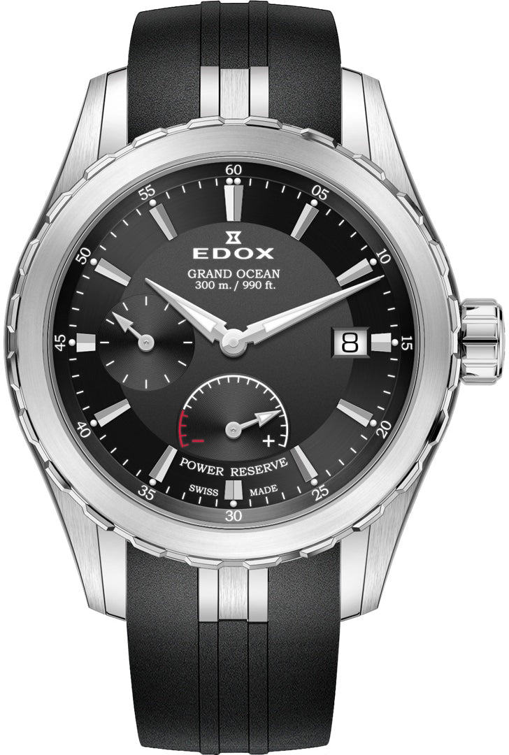 Edox Grand Ocean Power Reserve Small Second Watch 94500 3CA NIN Image 1