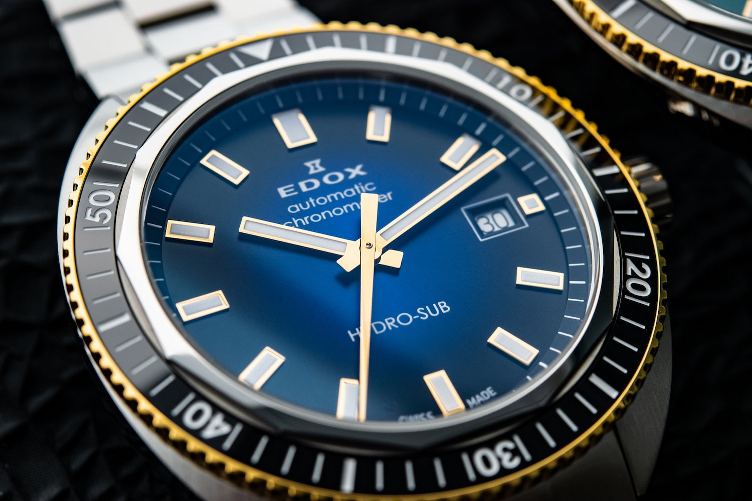 Edox Hydro-Sub Chronometer Watch 80128 357JNM BUDD Image 2