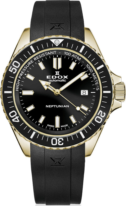 Edox Neptunian Automatic Watch 80120 37JCA NID Image 1