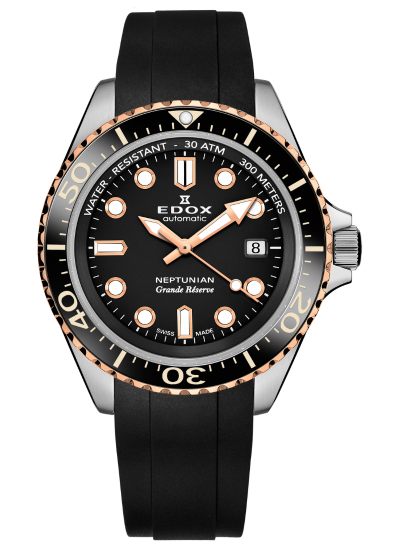Edox Neptunian Grande Reserve Date Automatic 80801 3NRCA NIR Image 1