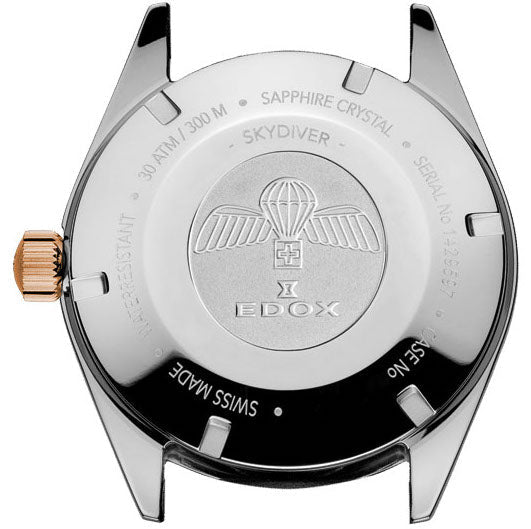 Edox Skydiver 38 Date Special Edition Watch 80131 357RNRC VIO Image 3