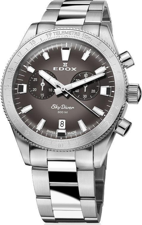 Edox Skydiver Chronograph Limited Edition Watch 10116 3 GRIDN Image 4