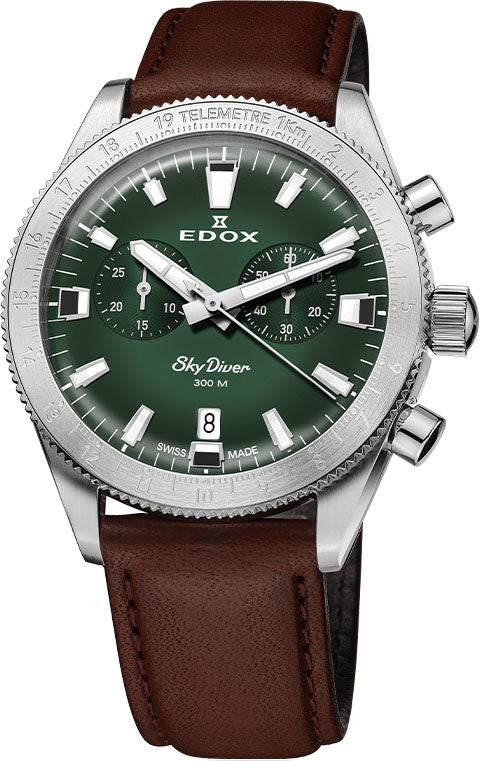 Edox Skydiver Chronograph Limited Edition Watch 10116 3 VIDN Image 1