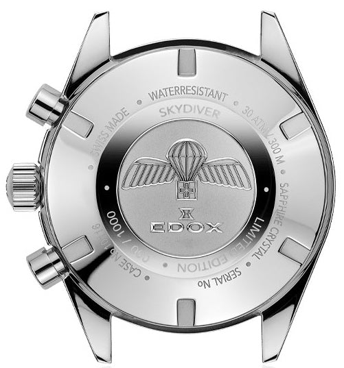 Edox Skydiver Chronograph Limited Edition Watch 10116 3 VIDN Image 2