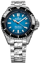 Edox Skydiver Neptunian Automatic 3 Hands Watch 80120 3NM BUIDN Image 2