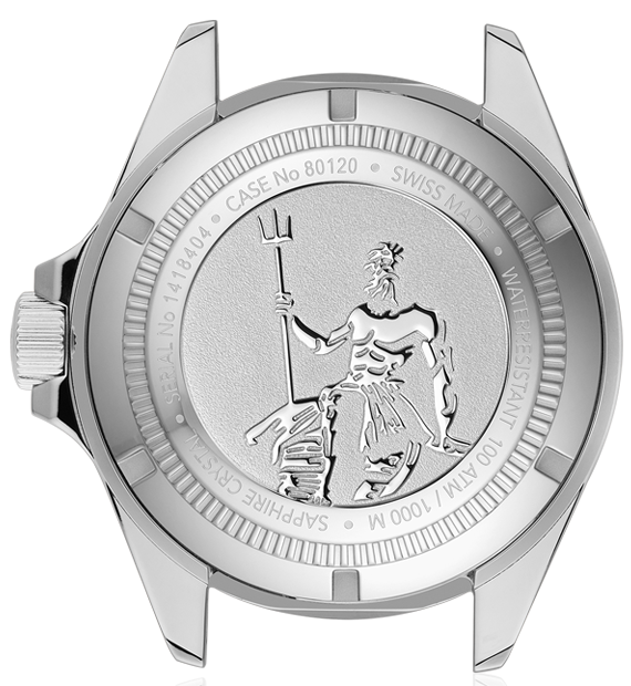 Edox Skydiver Neptunian Automatic 3 Hands Watch 80120 3NM NIN Image 3