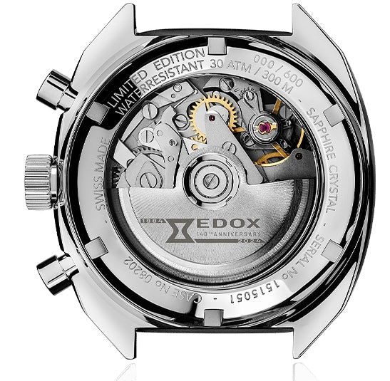 Edox Sportman Automatic Chrono Limited Edition Watch 08202 3BU BUIN Image 3