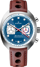 Edox Sportsman Chronographe Automatic Blue Limited Edition Watch 08202-3BU-BUIN Image 1