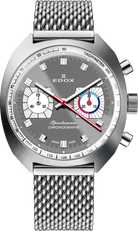 Edox Sportsman Chronographe Automatic Grey Limited Edition Watch 08202-3G-GIN Image 1