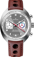 Edox Sportsman Chronographe Automatic Grey Limited Edition Watch 08202-3G-GIN Image 2