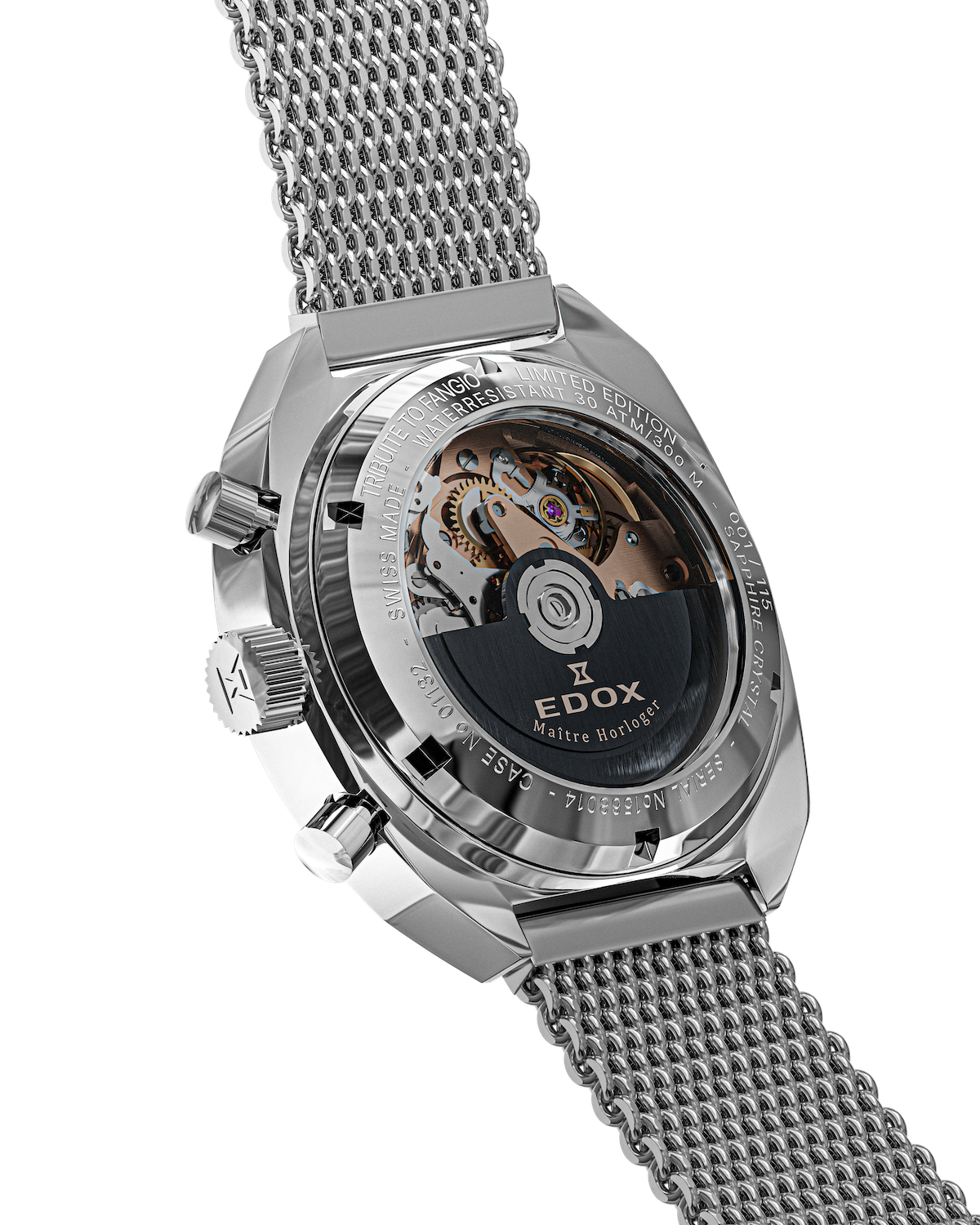 Edox Sportsman Fangio Limited Edition Watch 01132 3BU BUGN Image 5