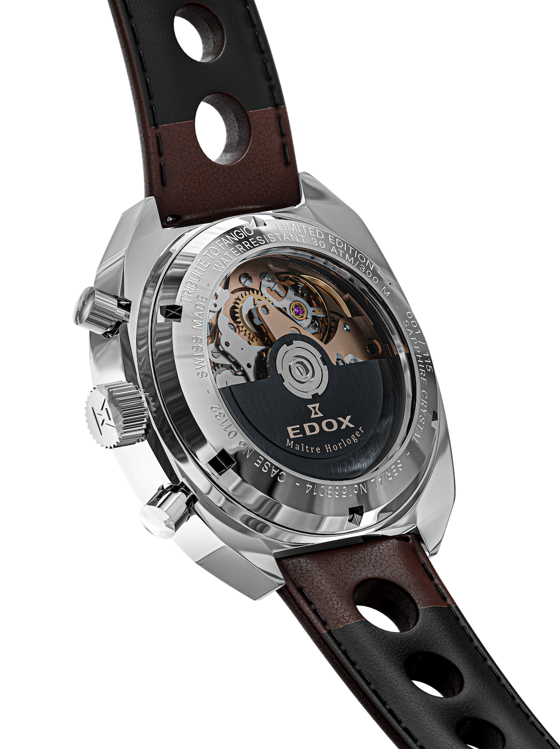 Edox Sportsman Fangio Limited Edition Watch 01132 3BU BUGN Image 6