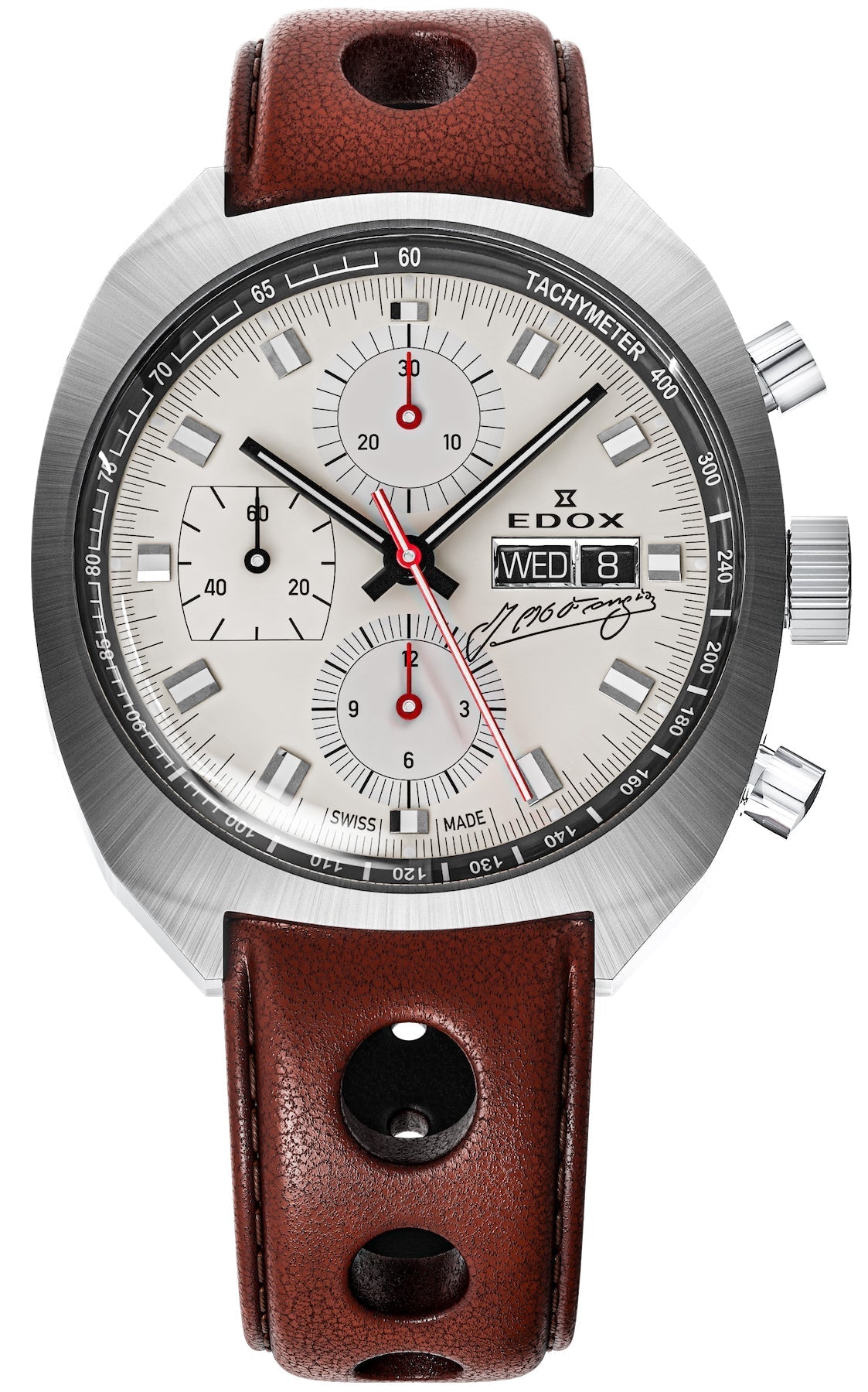 Edox Sportsman Fangio Limited Edition Watch 01132 3G BEAN Image 1