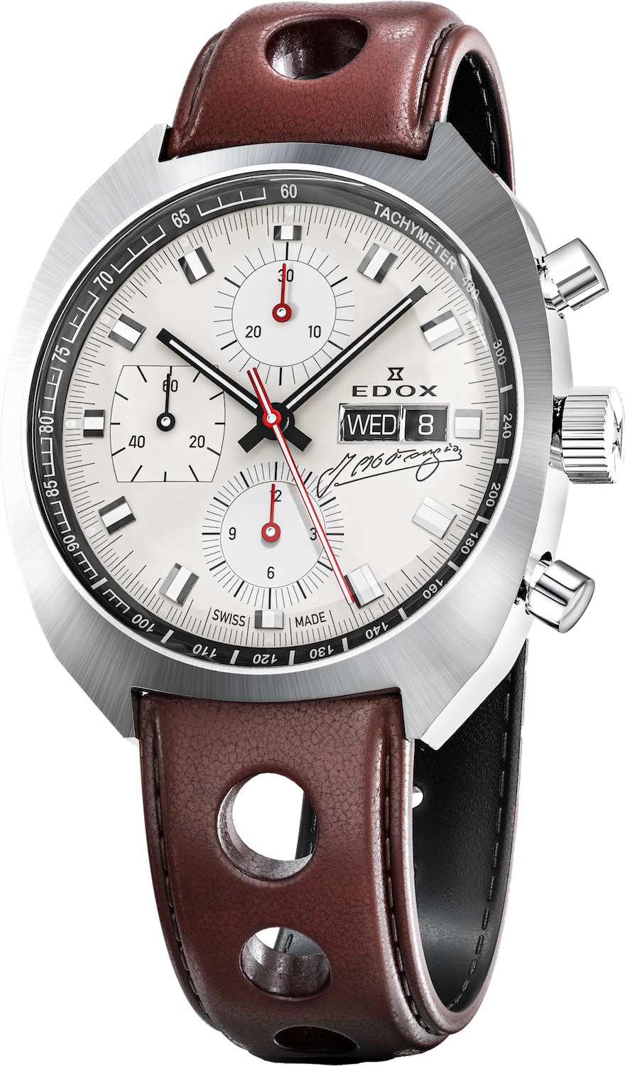 Edox Sportsman Fangio Limited Edition Watch 01132 3G BEAN Image 2