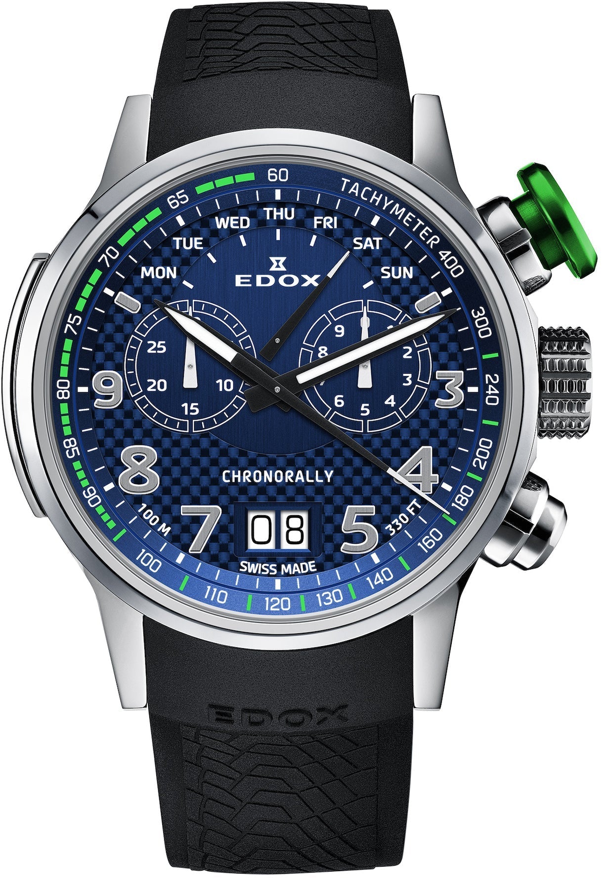 Edox Watch Chronorally Chronograph 38001 TINV BUV3 Image 1