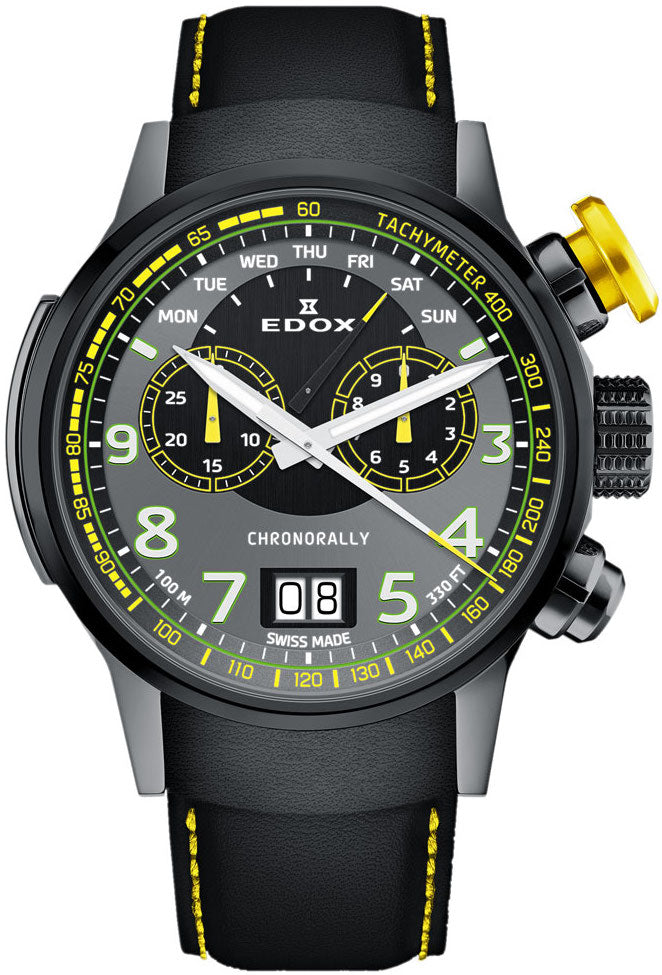 Edox Watch Chronorally Dominique Aegerter Limited Edition D 38001 TINGNAEG GNJ Image 1