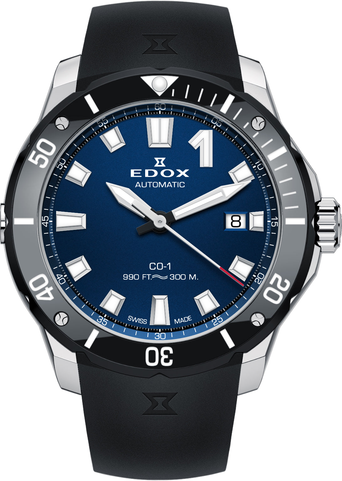 Edox Watch CO-1 Automatic 3 Hands 80119 3N BUIN Image 1