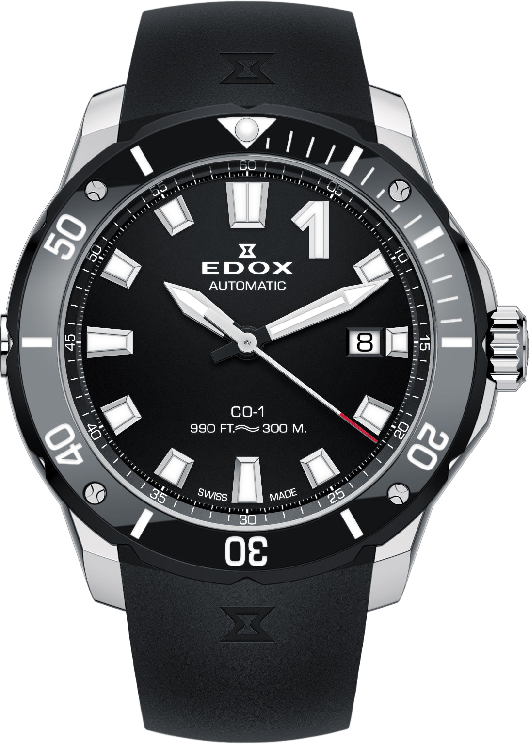 Edox Watch CO-1 Automatic 3 Hands D 80119 3N NIN Image 1